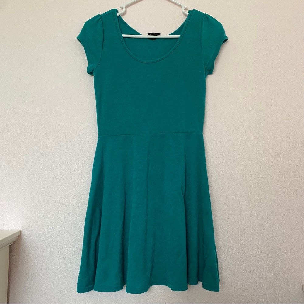 Teal Rue21 Skater Dress